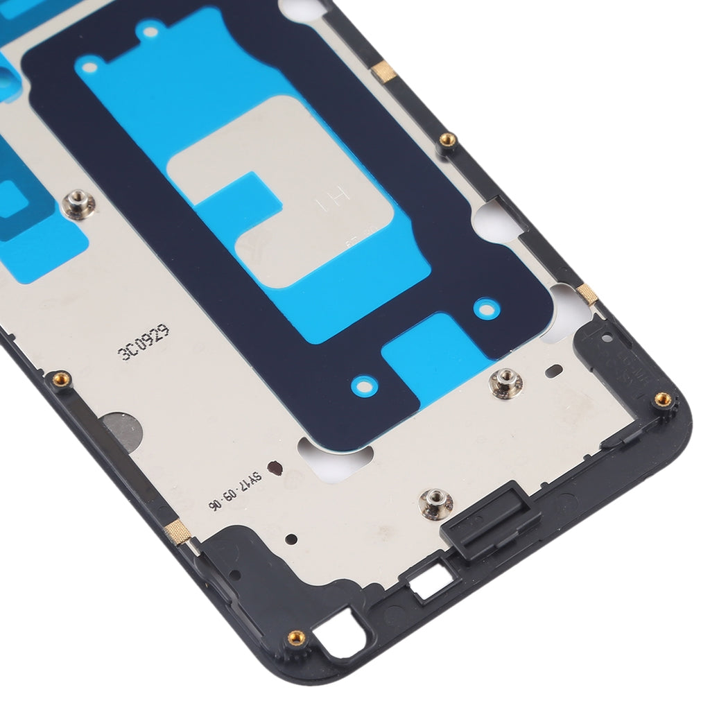 Front Housing LCD Frame Bezel Plate for LG Q6 / Q6+ / LG-M700 / M700 / M700A / US700 / M700H / M703 / M700Y (Black)
