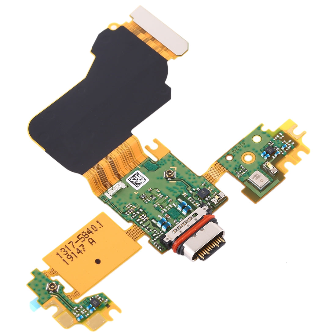 Original Charging Port Flex Cable + Microphone Flex Cable for Sony Xperia 1