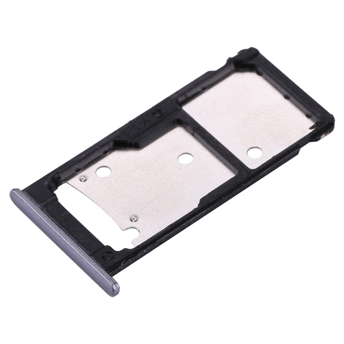 For Huawei Enjoy 7 Plus / Y7 Prime SIM Card Tray & SIM / Micro SD Card Tray(Grey)