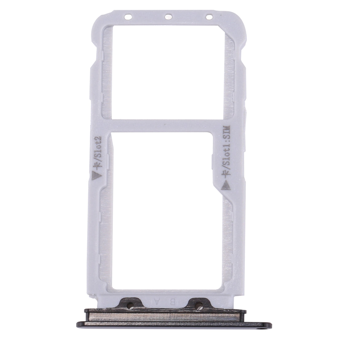 For Huawei nova 2 Plus SIM Card Tray & SIM / Micro SD Card Tray(Black)