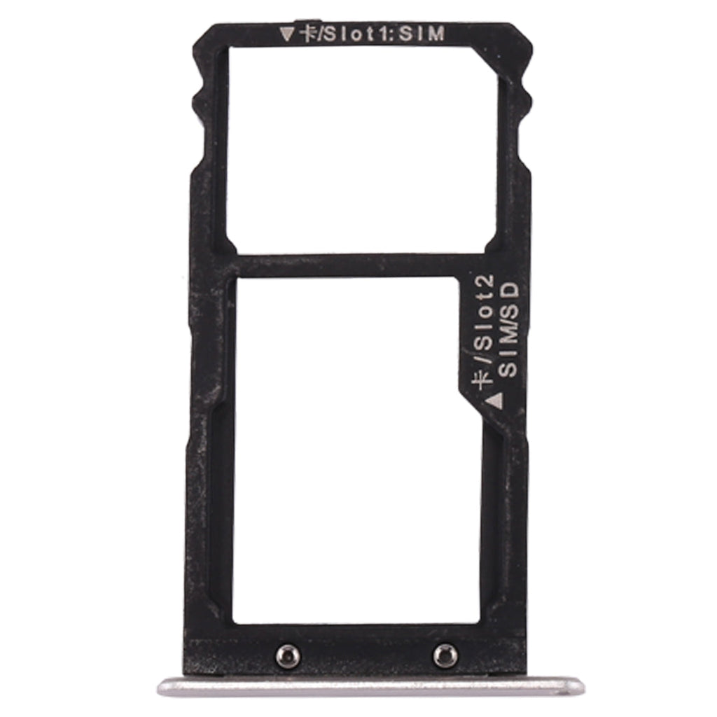 For Huawei Maimang 5 SIM Card Tray & SIM / Micro SD Card Tray(Silver)