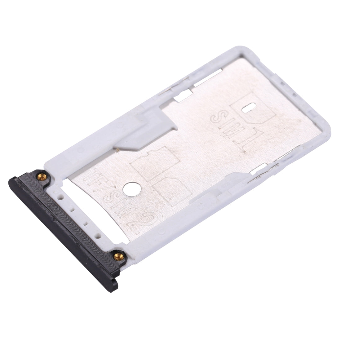 For Xiaomi Mi Max 2 SIM & SIM / TF Card Tray(Black)
