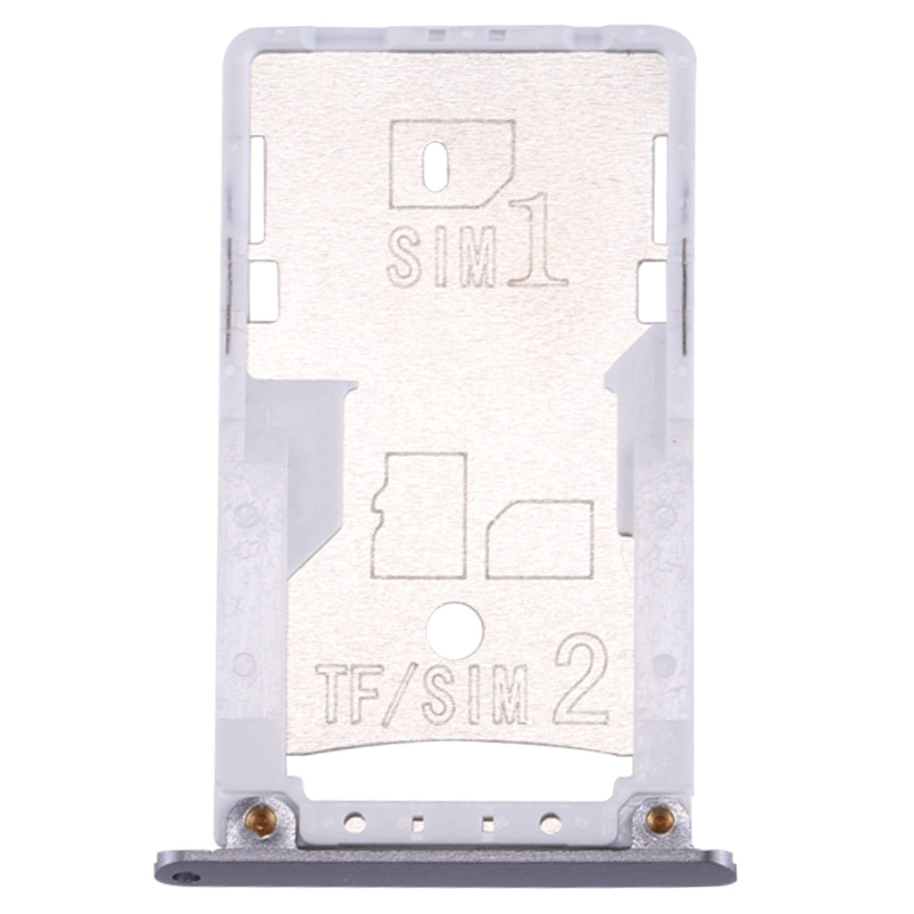 For Xiaomi Redmi 3 & 3s SIM & SIM / TF Card Tray(Grey)