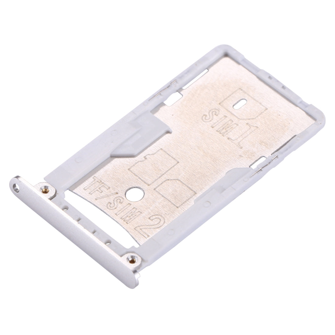 For Xiaomi Redmi 3 & 3s SIM & SIM / TF Card Tray(Silver)
