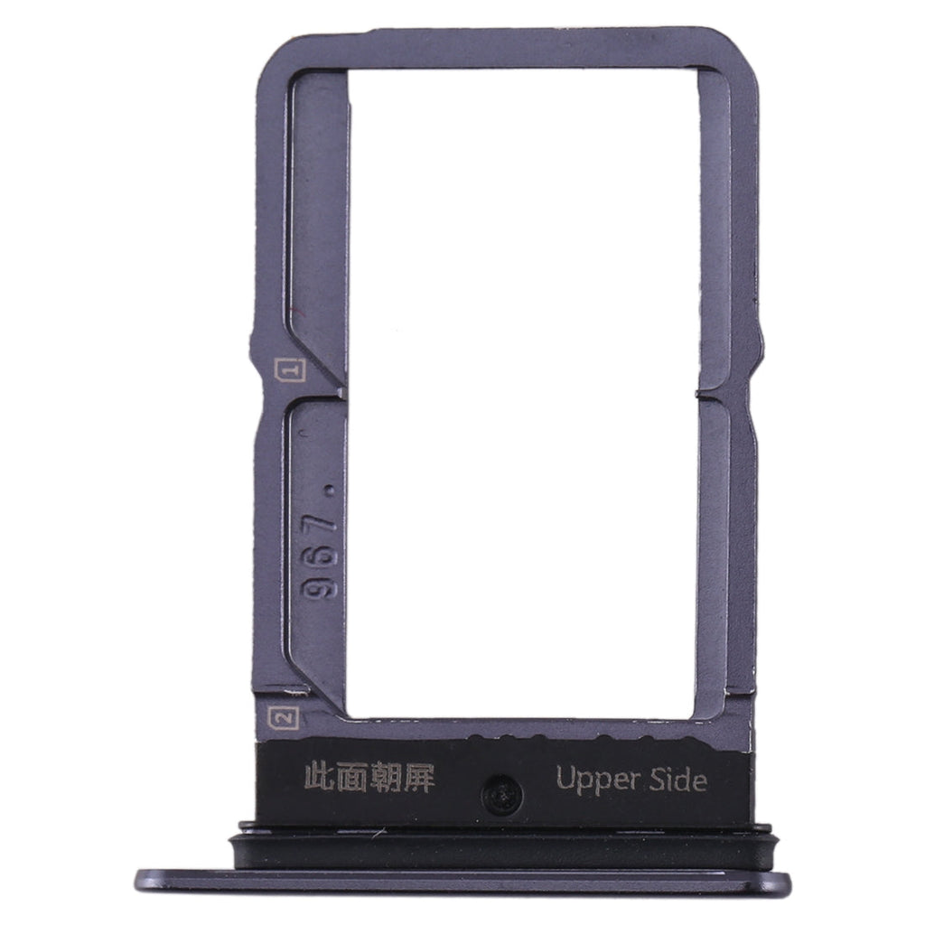 For vivo S5 SIM Card Tray + SIM Card Tray (Black)