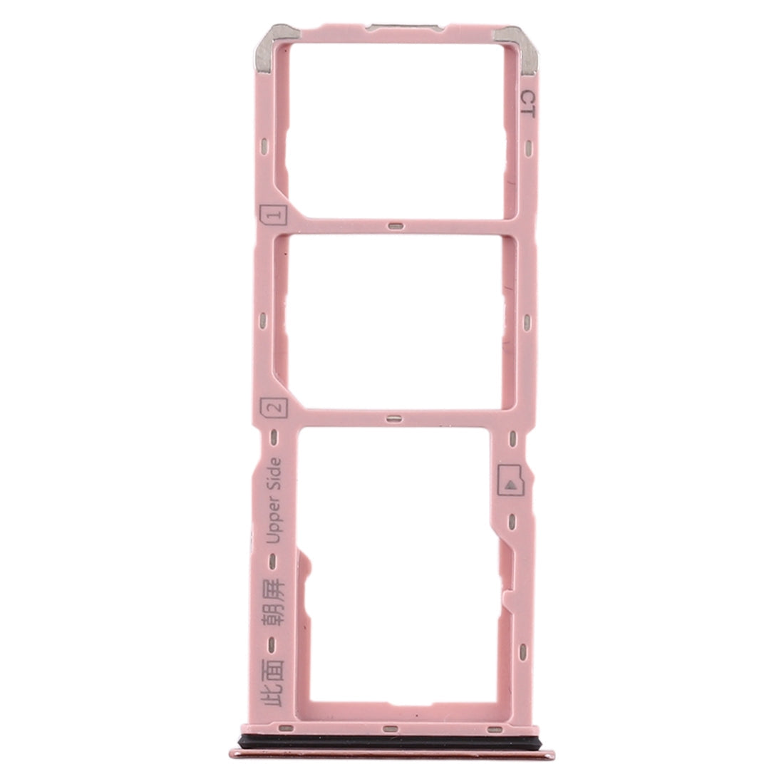 For Vivo S1 SIM Card Tray + SIM Card Tray + Micro SD Card Tray (Gold)