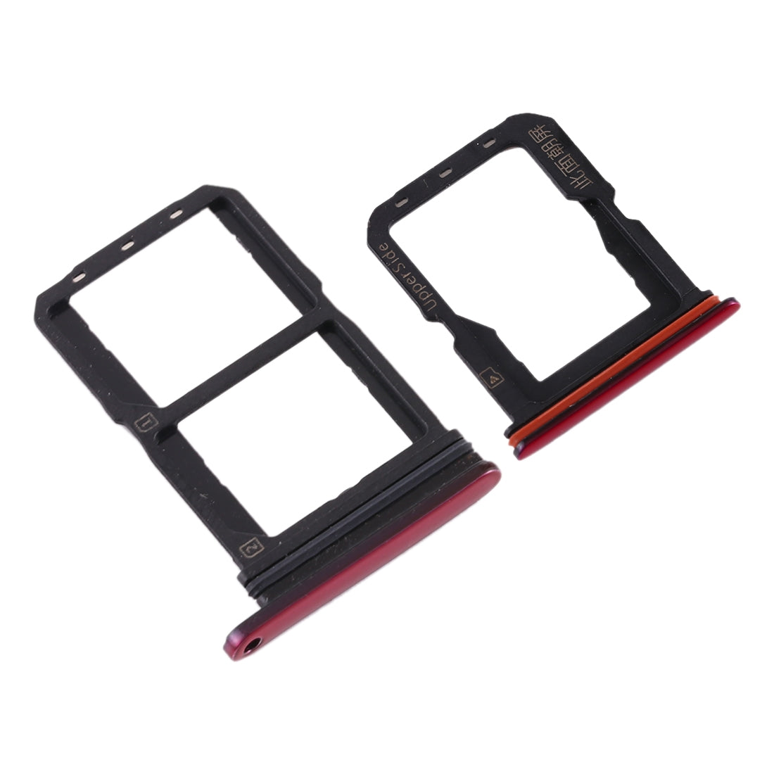 For Vivo S1 Pro SIM Card Tray + SIM Card Tray + Micro SD Card Tray (Red)