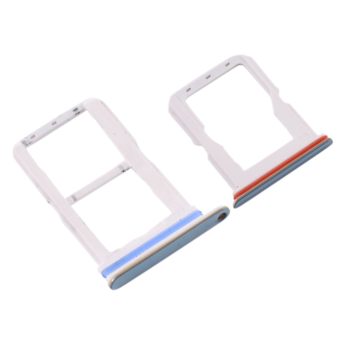 For Vivo S1 Pro SIM Card Tray + SIM Card Tray + Micro SD Card Tray (Silver)
