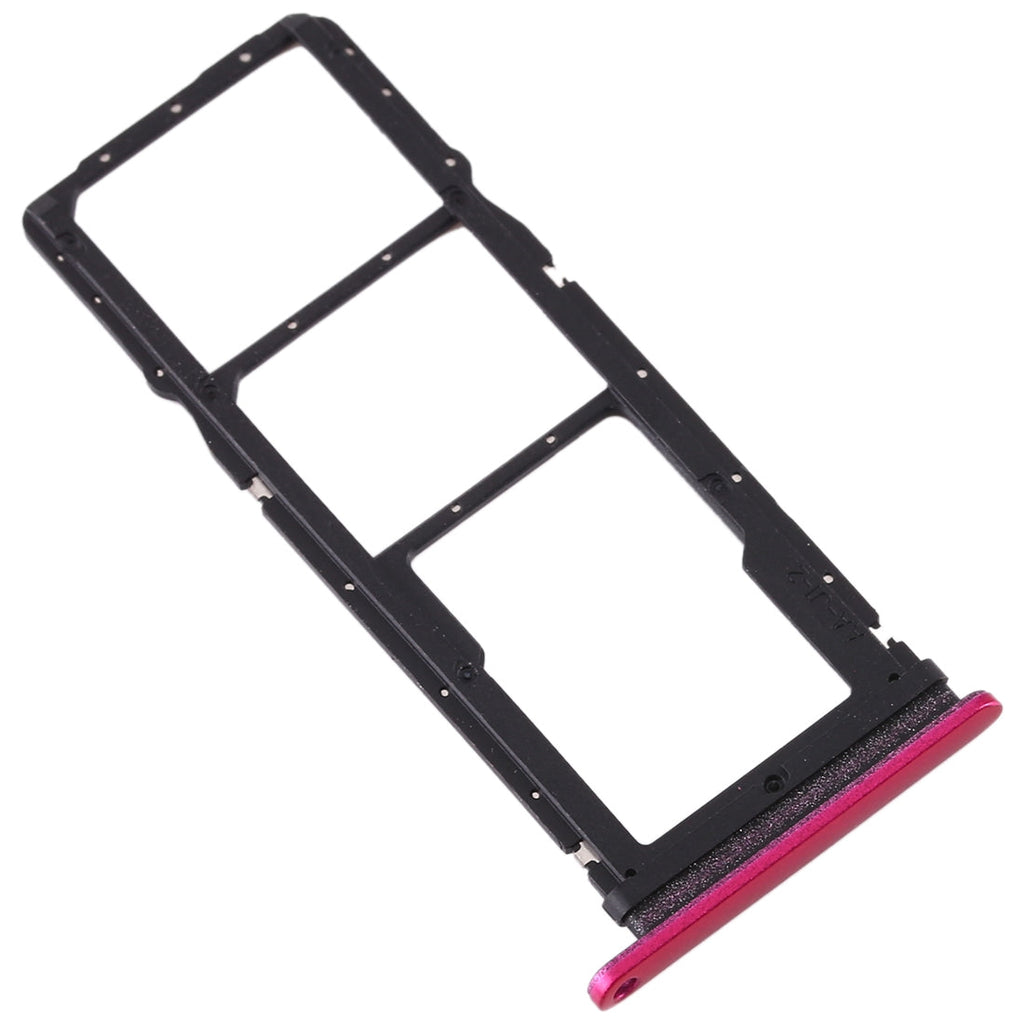 SIM Card Tray + SIM Card Tray + Micro SD Card Tray for Huawei Honor Play 3 (Red)