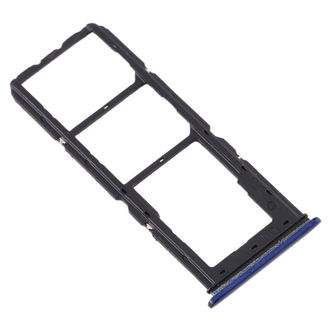 For Vivo U3x / U10 SIM Card Tray + SIM Card Tray + Micro SD Card Tray (Blue)