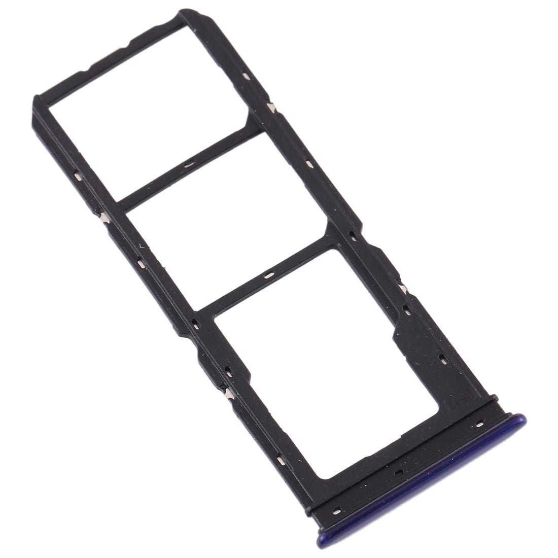 For Vivo  Y7s SIM Card Tray + SIM Card Tray + Micro SD Card Tray (Purple)