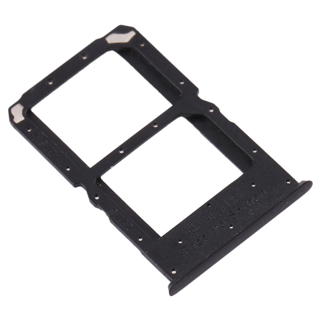 For OPPO Reno Z SIM Card Tray + SIM Card Tray (Black)