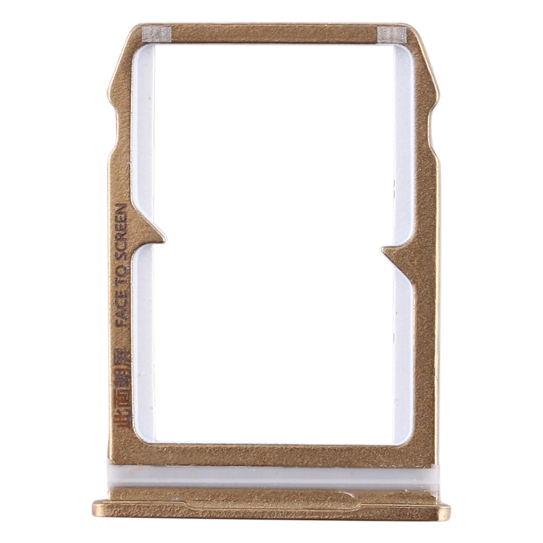 SIM Card Tray + SIM Card Tray for Xiaomi Mi 6(Gold)