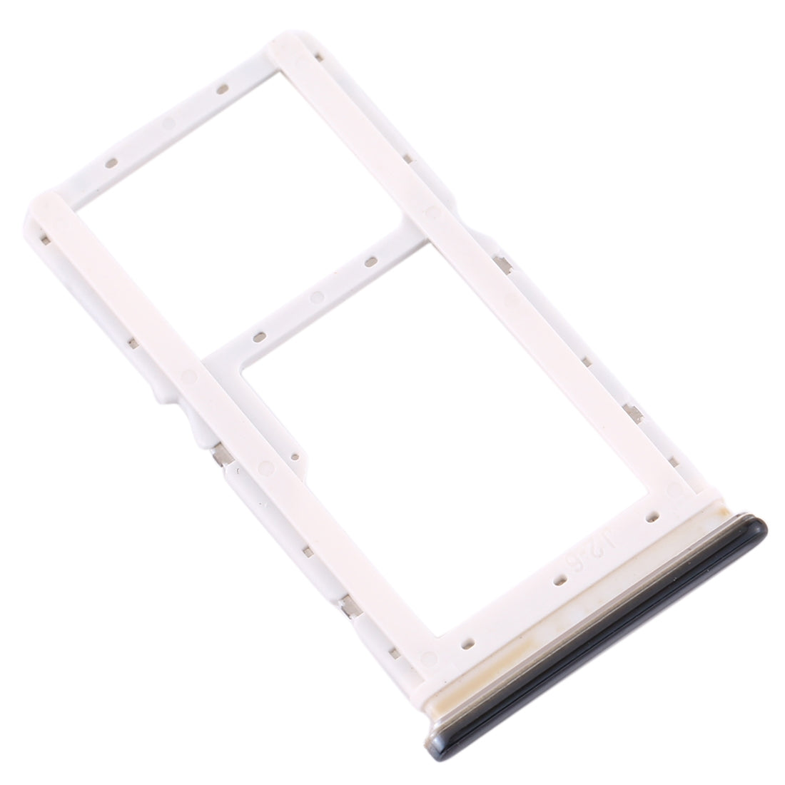 SIM Card Tray + SIM Card Tray / Micro SD Card Tray for Xiaomi Redmi Note 8 Pro (Black)