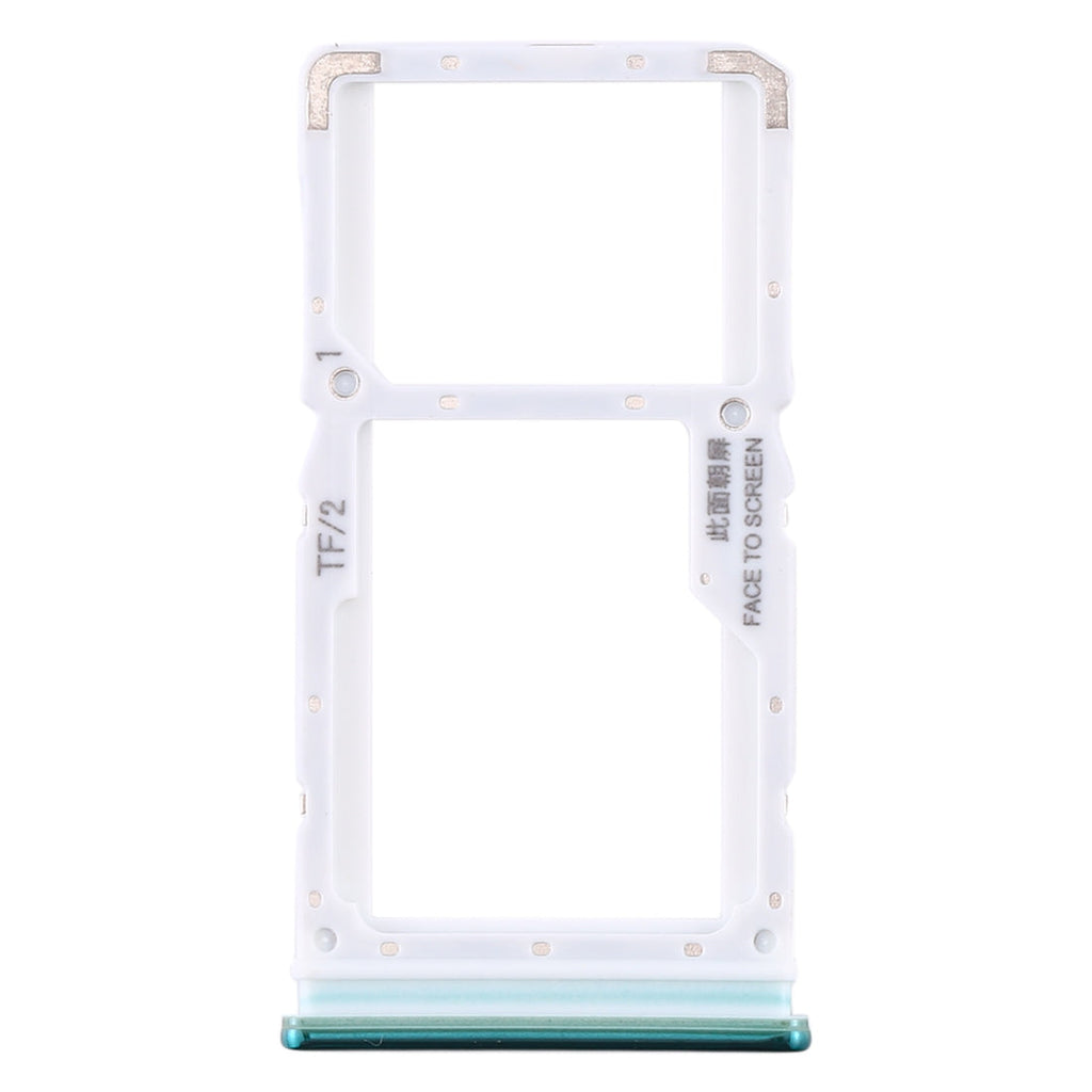 SIM Card Tray + SIM Card Tray / Micro SD Card Tray for Xiaomi Redmi Note 8 Pro (Green)
