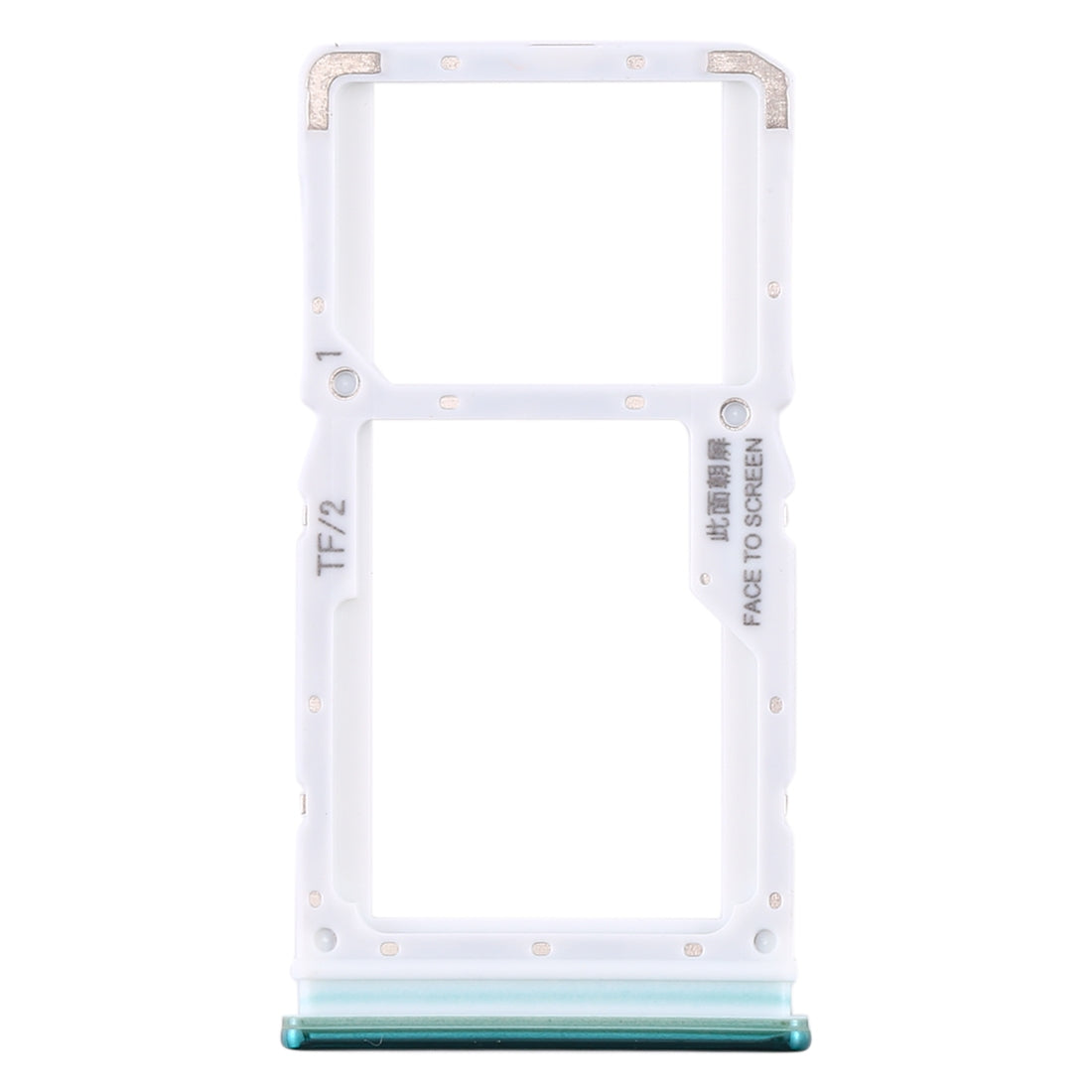 SIM Card Tray + SIM Card Tray / Micro SD Card Tray for Xiaomi Redmi Note 8 Pro (Green)