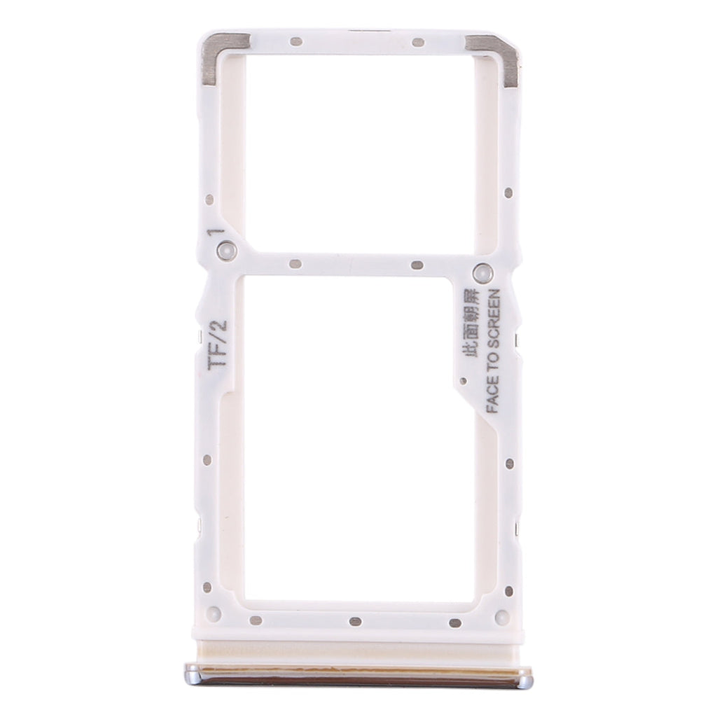 SIM Card Tray + SIM Card Tray / Micro SD Card Tray for Xiaomi Redmi Note 8 Pro (Silver)