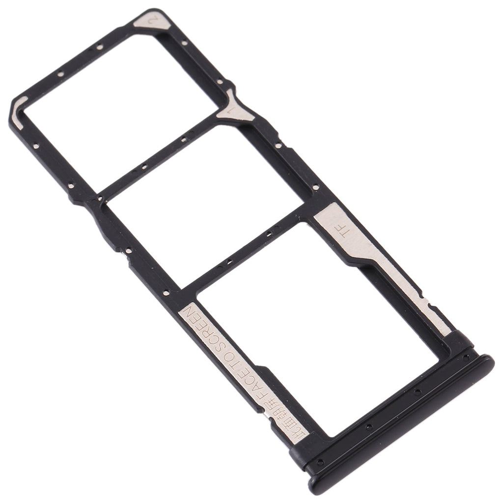 SIM Card Tray + SIM Card Tray + Micro SD Card Tray for Xiaomi Redmi Note 8 (Black)