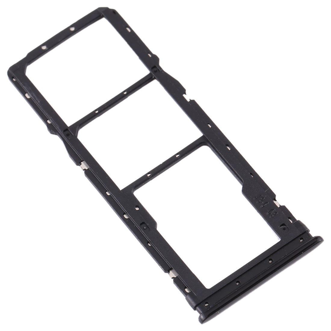 SIM Card Tray + SIM Card Tray + Micro SD Card Tray for Xiaomi Redmi Note 8 (Black)