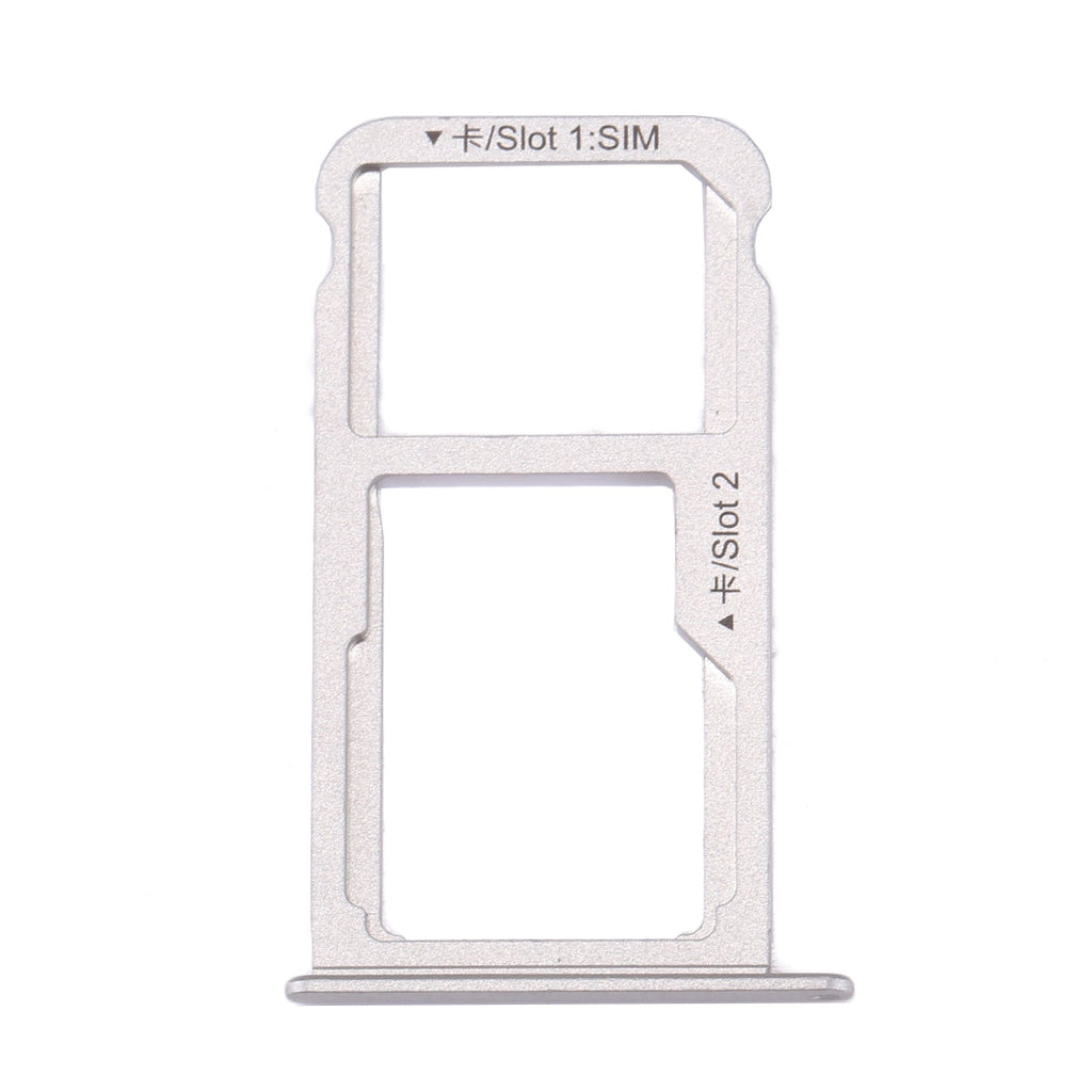 For Huawei nova SIM Card Tray & SIM / Micro SD Card Tray(Silver)