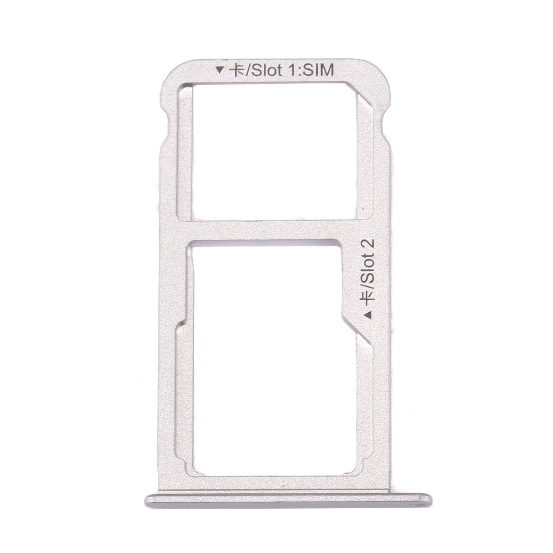 For Huawei nova SIM Card Tray & SIM / Micro SD Card Tray(Silver)