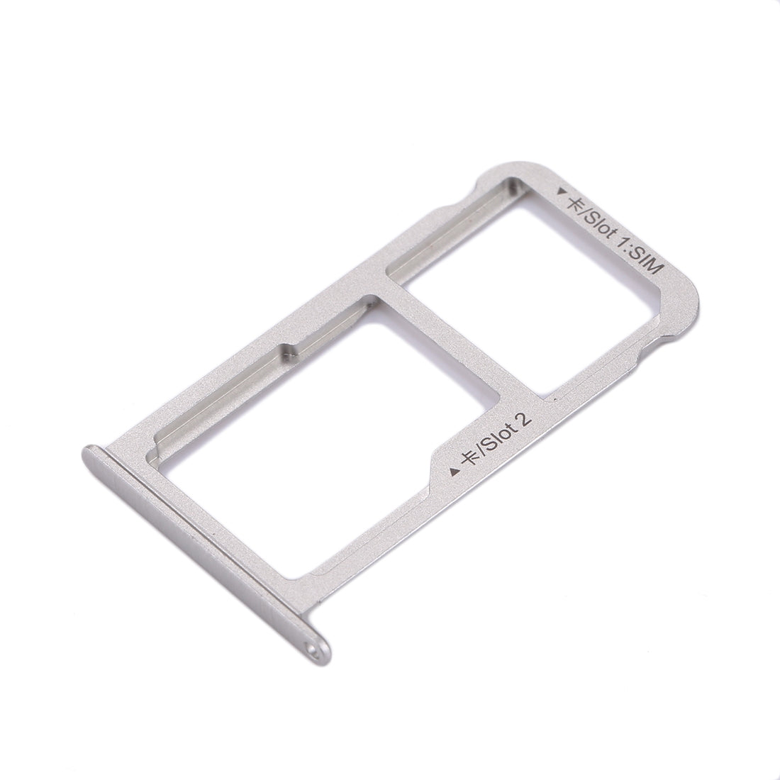 For Huawei nova SIM Card Tray & SIM / Micro SD Card Tray(Silver)