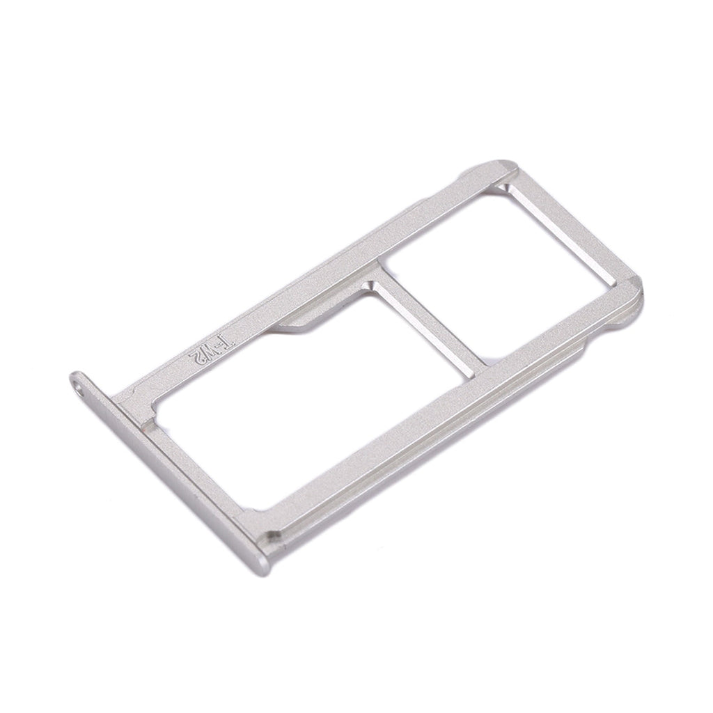 For Huawei nova SIM Card Tray & SIM / Micro SD Card Tray(Silver)