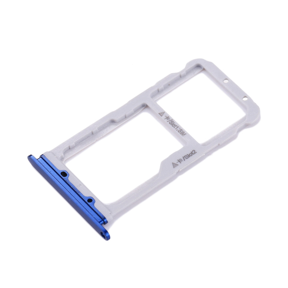 For Huawei Honor 9 SIM Card Tray & SIM / Micro SD Card Tray(Blue)