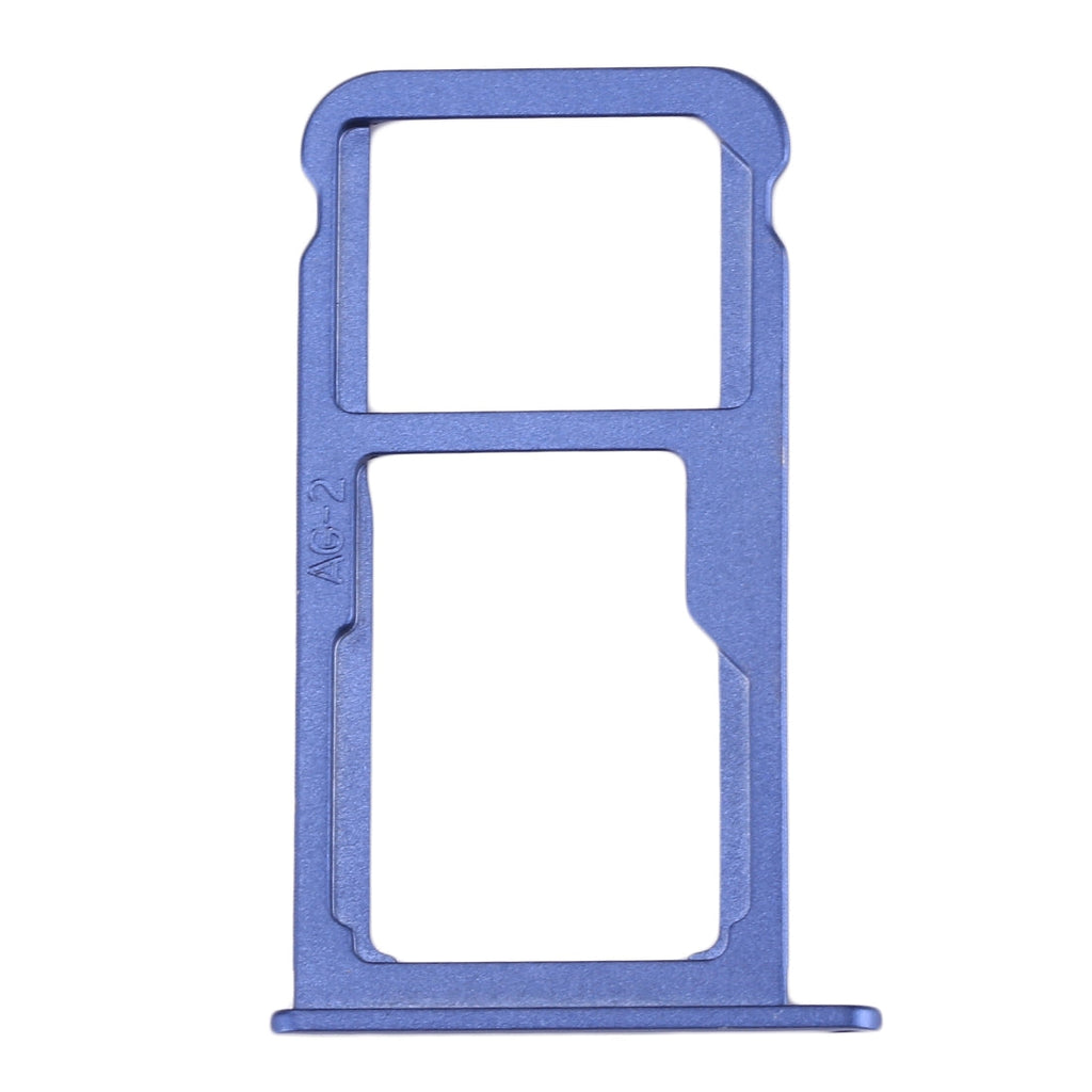 For Huawei P10 SIM Card Tray & SIM / Micro SD Card Tray(Blue)