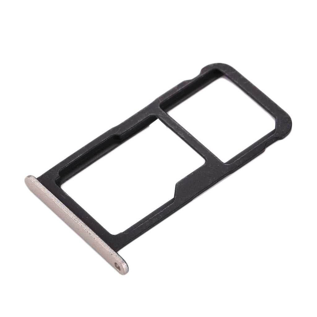 For Huawei Honor 8 Lite / P8 Lite 2017 SIM Card Tray & SIM / Micro SD Card Tray(Gold)
