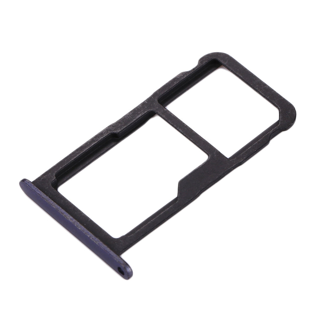 For Huawei Honor 8 Lite / P8 Lite 2017 SIM Card Tray & SIM / Micro SD Card Tray(Blue)