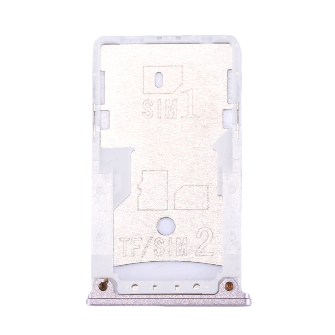 For Xiaomi Redmi 4 SIM & SIM / TF Card Tray(Grey)