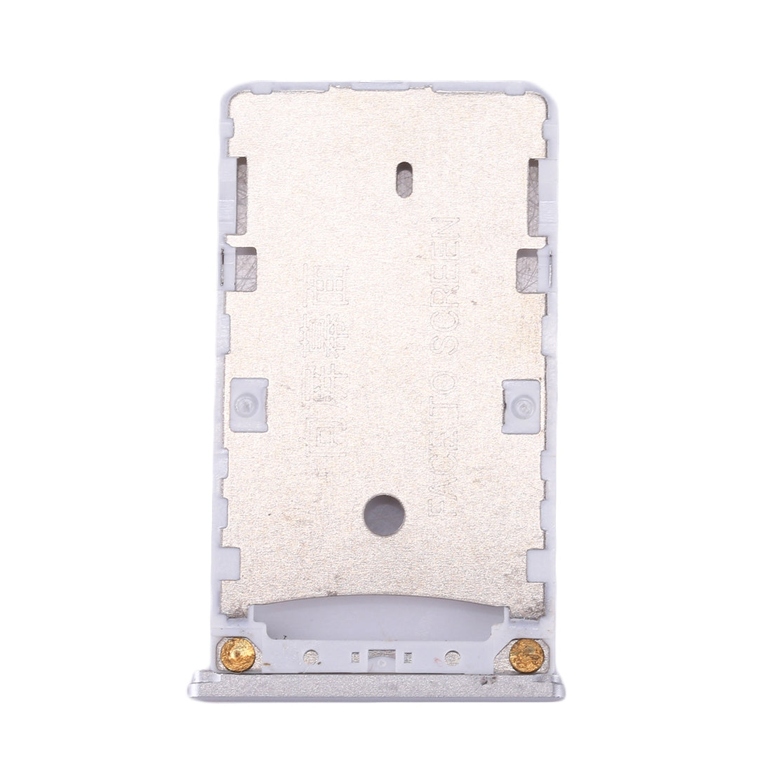 For Xiaomi Redmi 4 SIM & SIM / TF Card Tray(Silver)