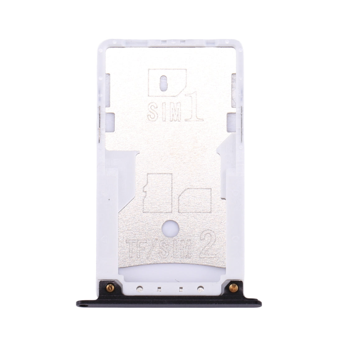 For Xiaomi Redmi Note 4 SIM & SIM / TF Card Tray(Black)