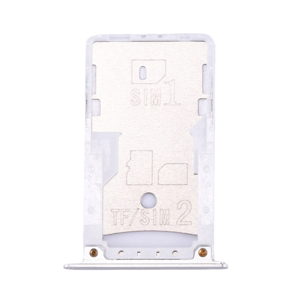 For Xiaomi Redmi Note 4 SIM & SIM / TF Card Tray(Silver)