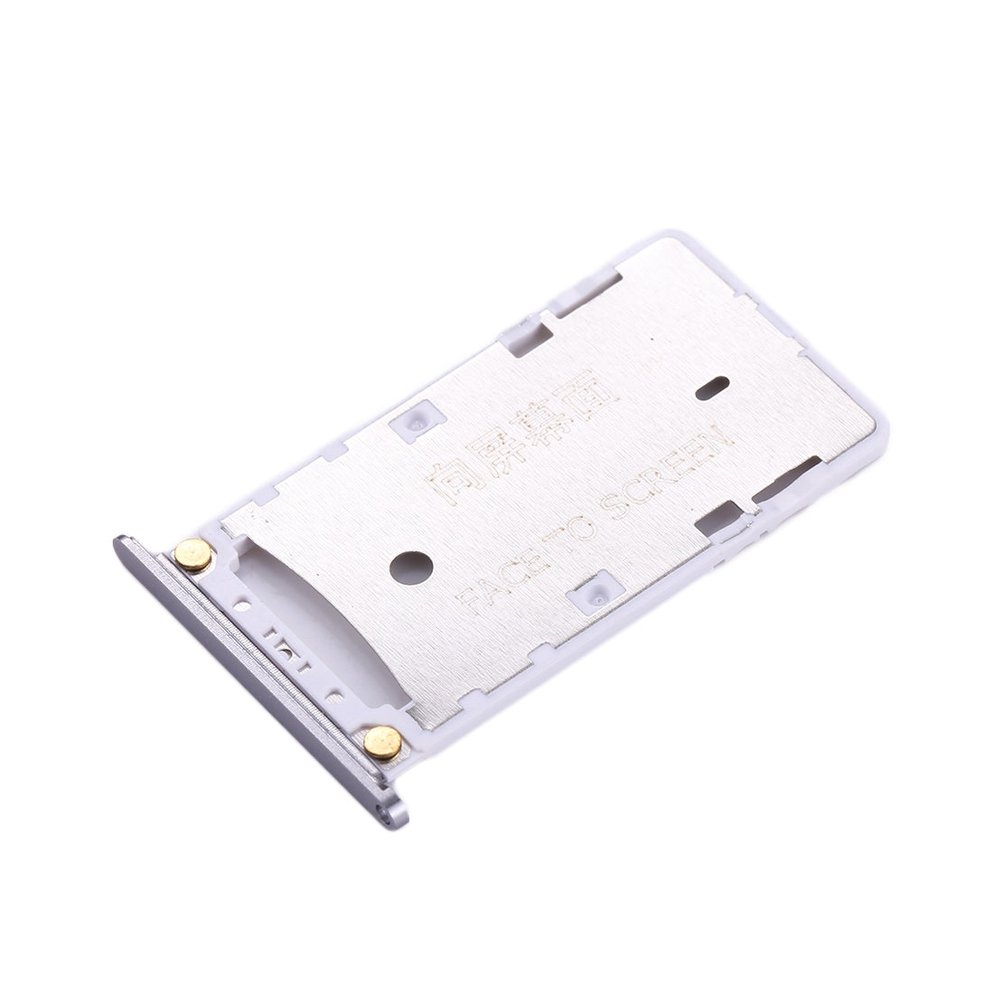 For Xiaomi Redmi Pro SIM & SIM / TF Card Tray(Grey)