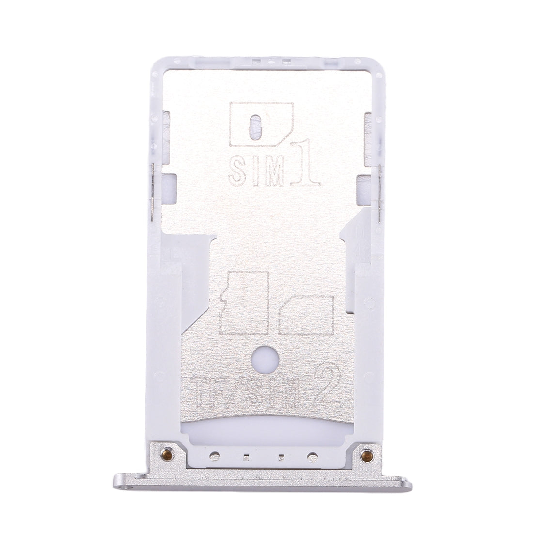 For Xiaomi Redmi Pro SIM & SIM / TF Card Tray(Silver)