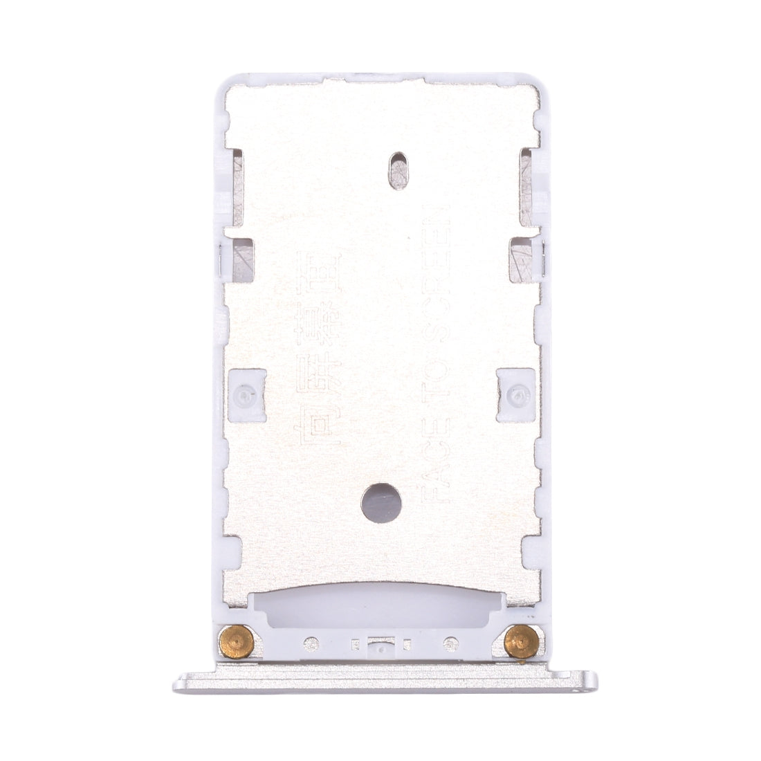 For Xiaomi Redmi Pro SIM & SIM / TF Card Tray(Silver)