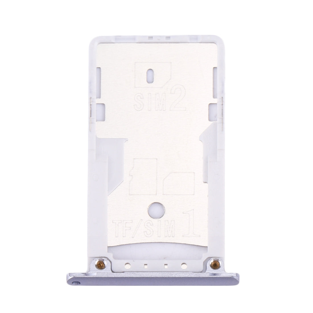For Xiaomi Redmi Note 3 (Qualcomm Version) SIM & SIM / TF Card Tray(Grey)