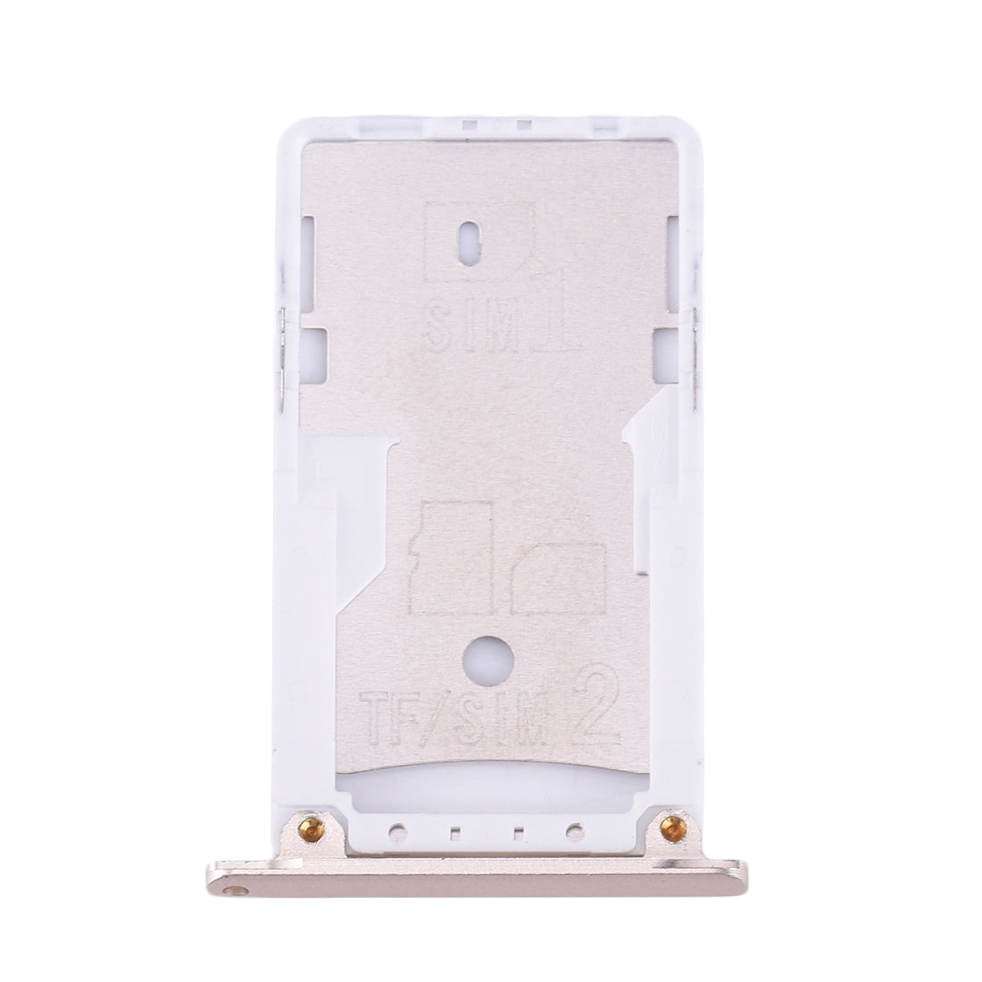 For Xiaomi Redmi Note 3 (Qualcomm Version) SIM & SIM / TF Card Tray(Gold)