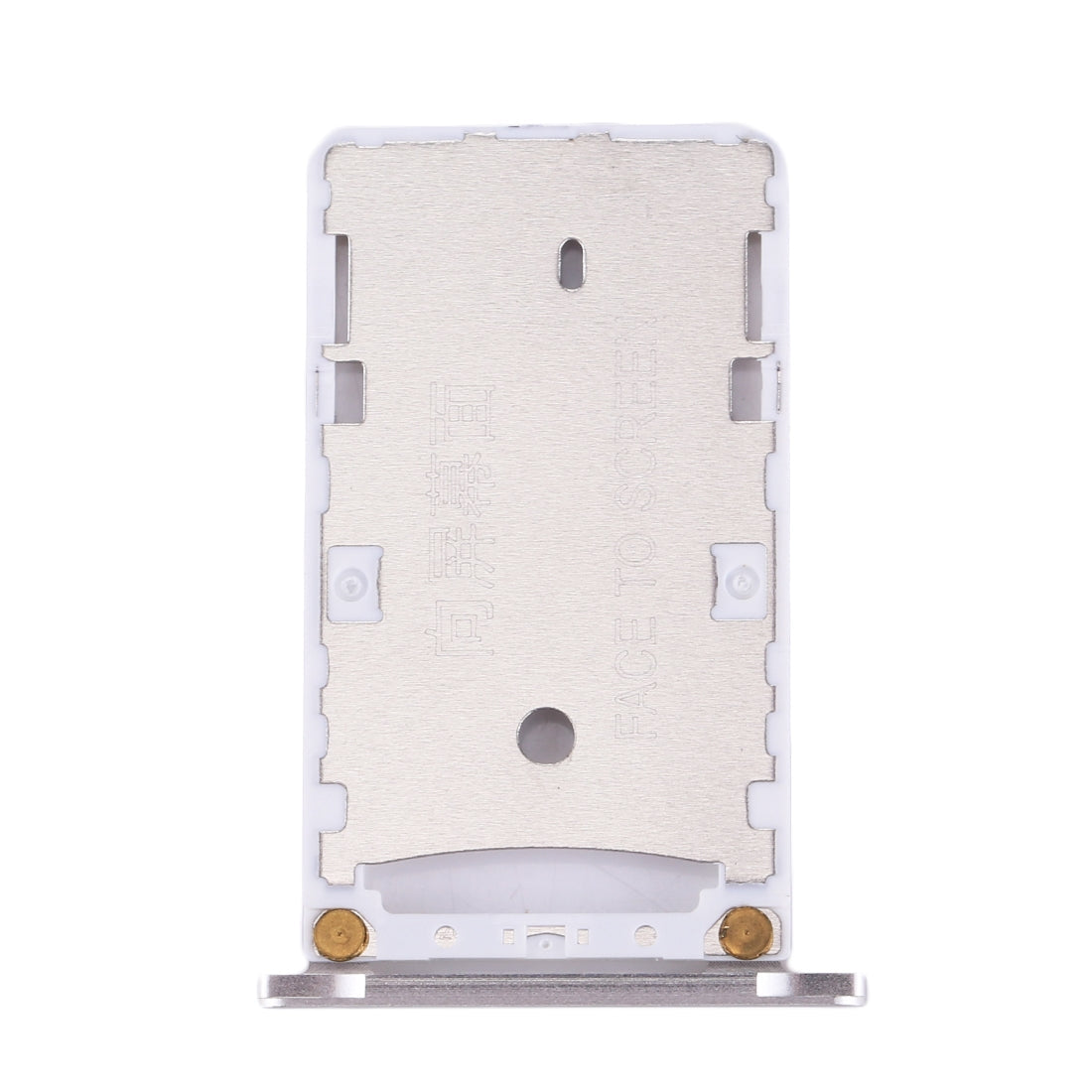 For Xiaomi Redmi Note 3 (Qualcomm Version) SIM & SIM / TF Card Tray(Silver)