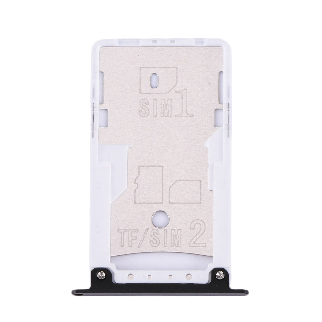 For Xiaomi Redmi Note 4X SIM & SIM / TF Card Tray(Black)