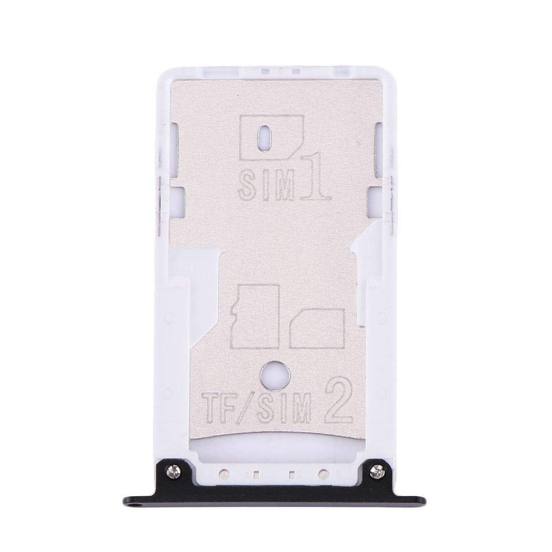 For Xiaomi Redmi Note 4X SIM & SIM / TF Card Tray(Black)