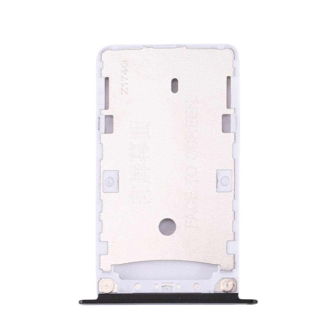 For Xiaomi Redmi Note 4X SIM & SIM / TF Card Tray(Black)