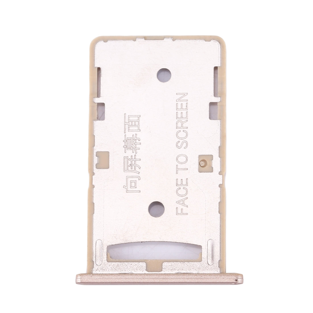 For Xiaomi Redmi 4A SIM & SIM / TF Card Tray(Gold)