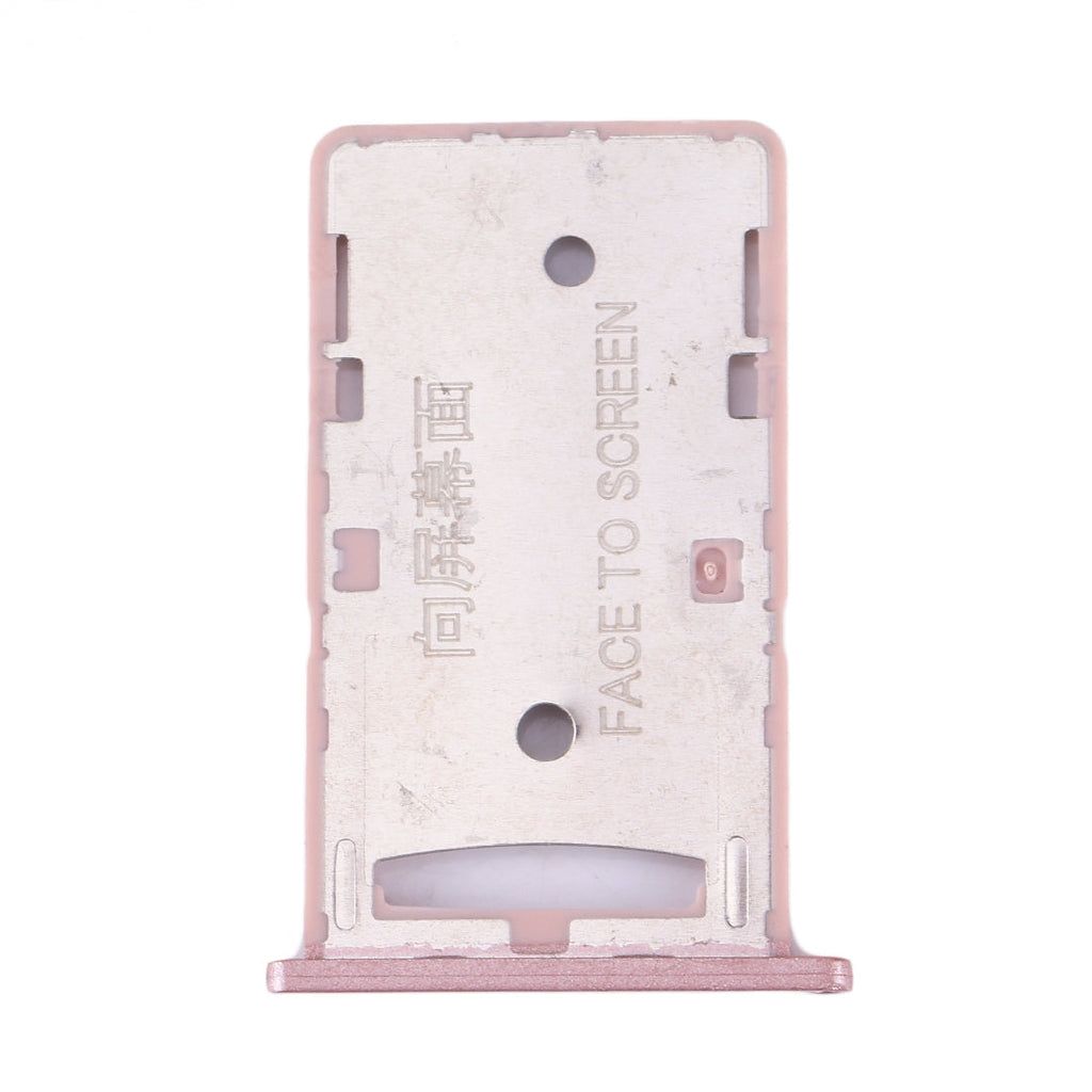 For Xiaomi Redmi 4A SIM & SIM / TF Card Tray(Rose Gold)