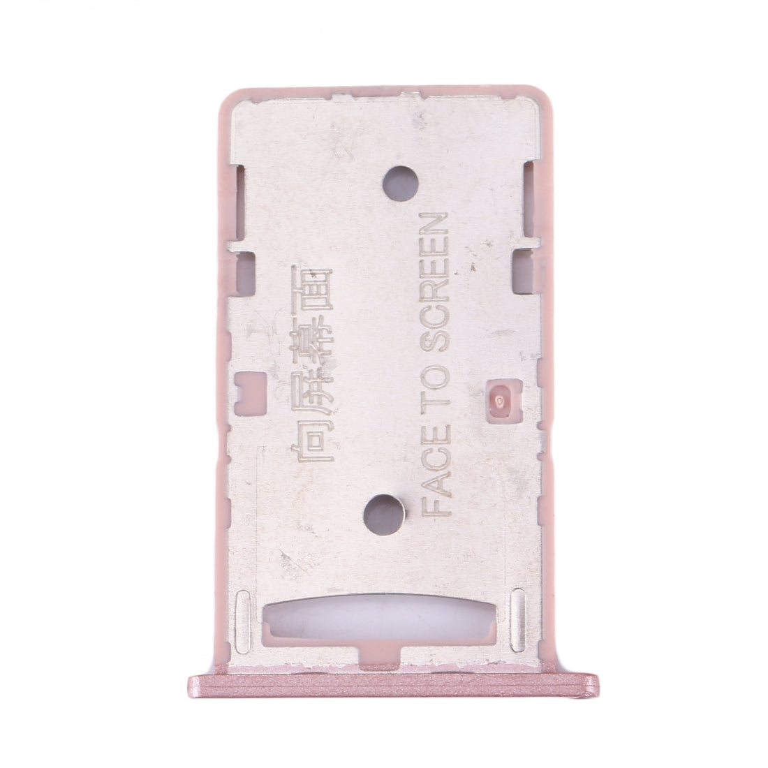 For Xiaomi Redmi 4A SIM & SIM / TF Card Tray(Rose Gold)