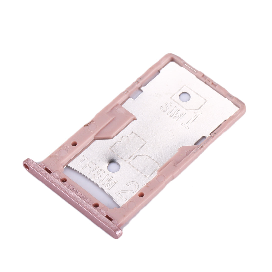 For Xiaomi Redmi 4A SIM & SIM / TF Card Tray(Rose Gold)