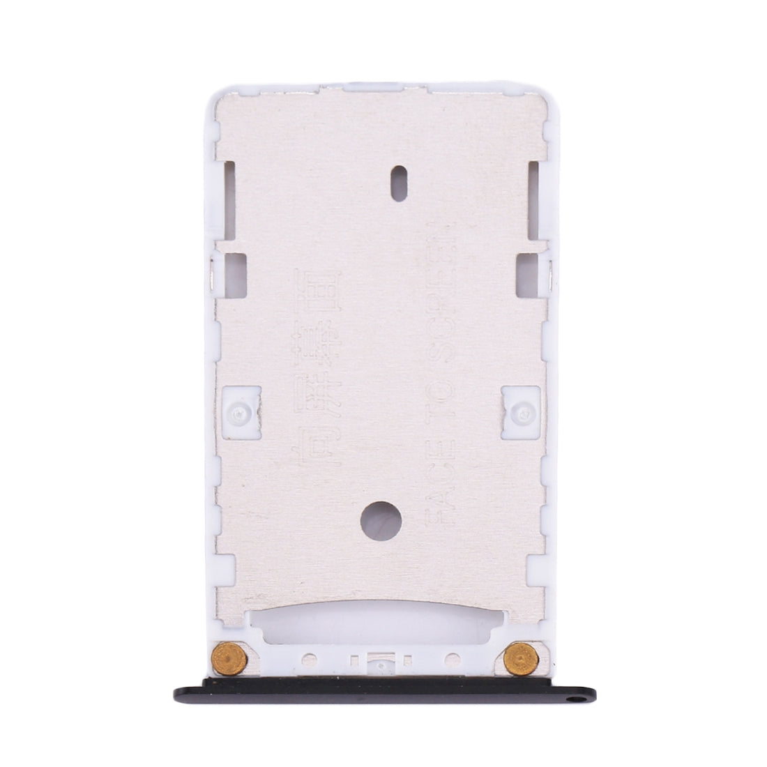 For Xiaomi Redmi 4X SIM & SIM / TF Card Tray(Black)