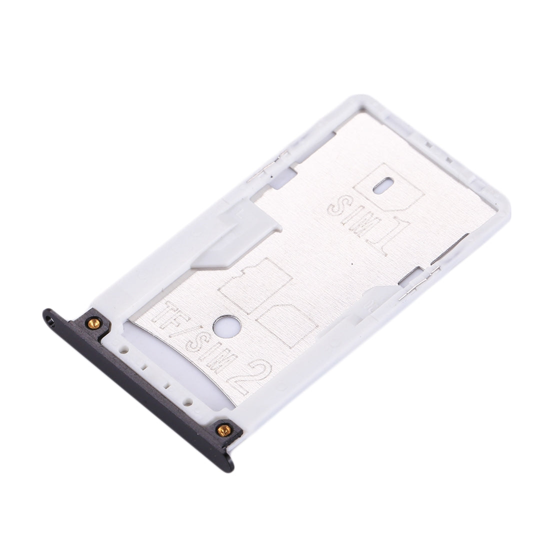 For Xiaomi Redmi 4X SIM & SIM / TF Card Tray(Black)